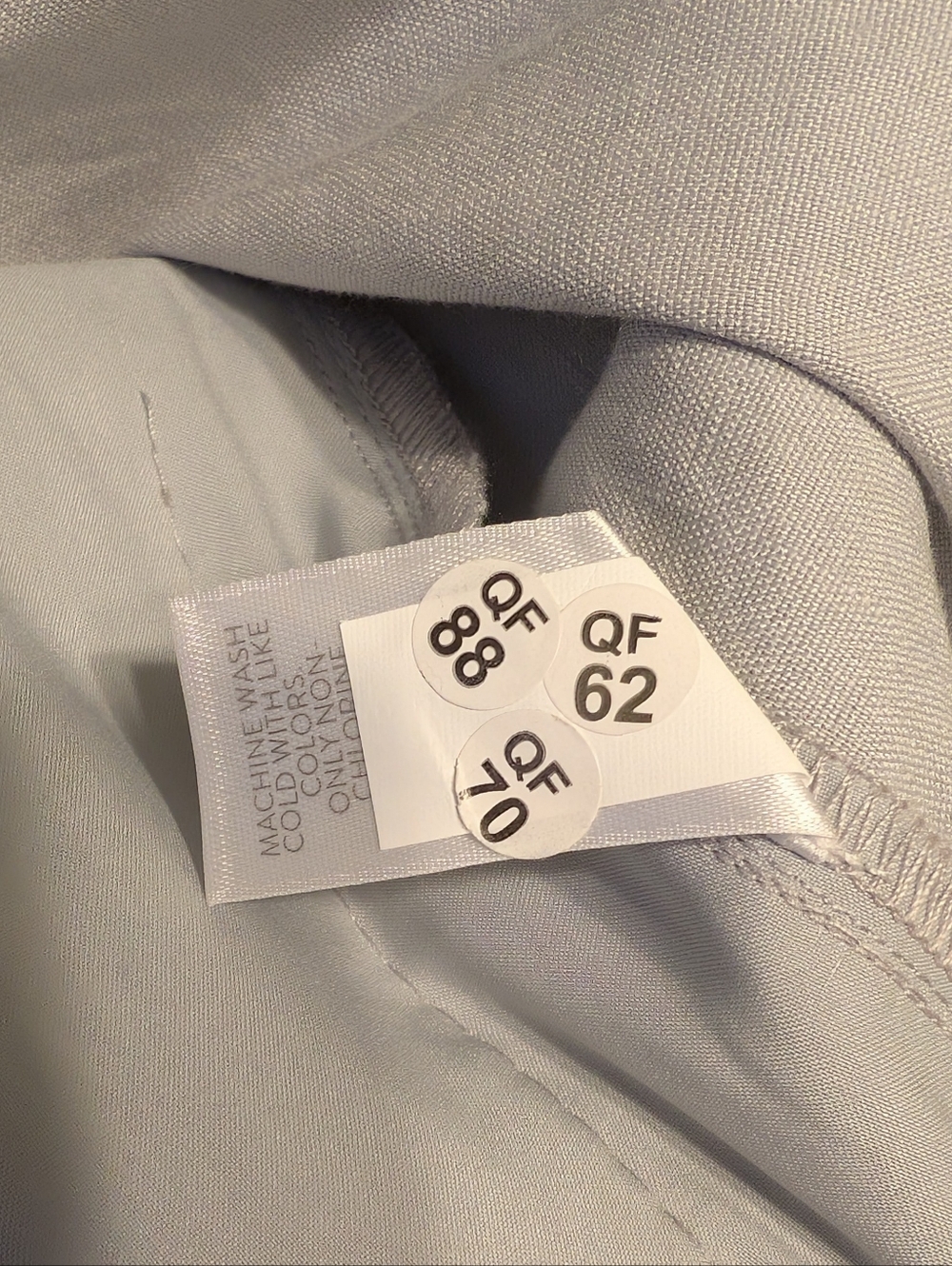 J Jill Womens Linen Blend Pants Gray NWT XLP Pintucked Straight Stretch Slim Leg - Picture 8 of 10